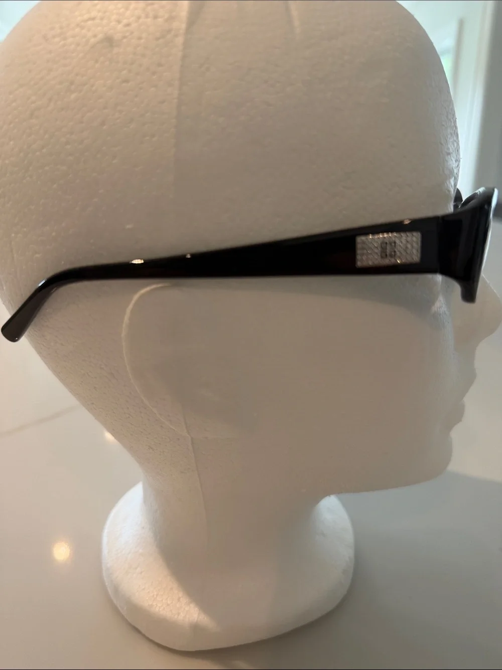 Givenchy Black Rectangular Women's Eyeglass Frames-Made in Italy